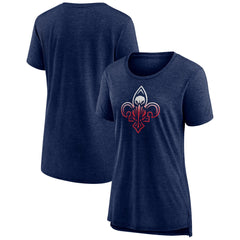 NBA New Orleans Pelicans Women's Gradient Logo Tri-Blend T-Shirt