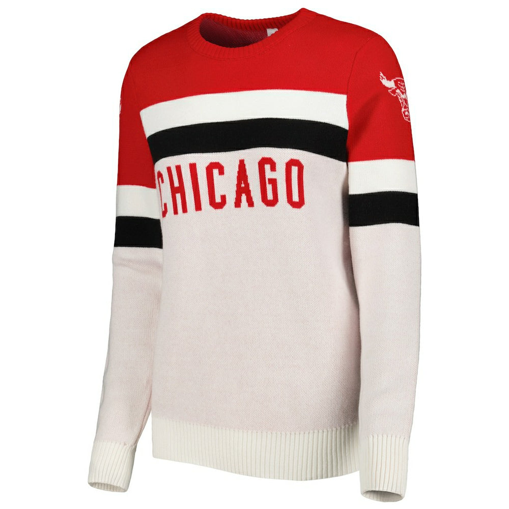NBA Chicago Bulls Lusso Women's Dominique Pullover Sweater