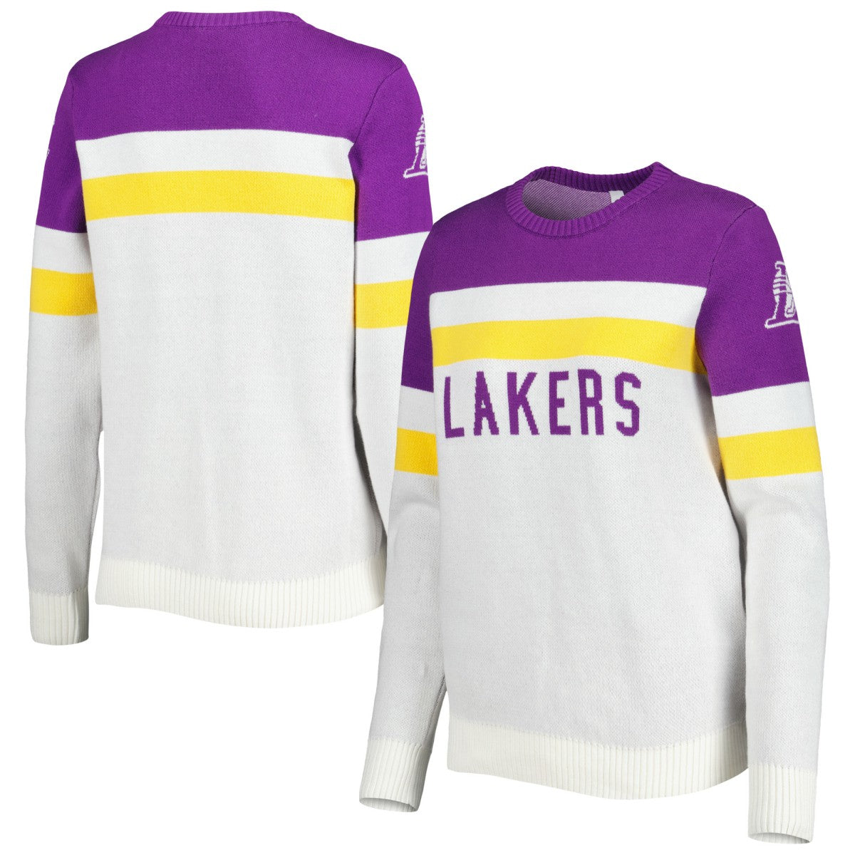 NBA Los Angeles Lakers Lusso Women's Dominique Pullover Sweater