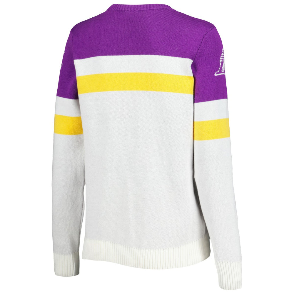 NBA Los Angeles Lakers Lusso Women's Dominique Pullover Sweater
