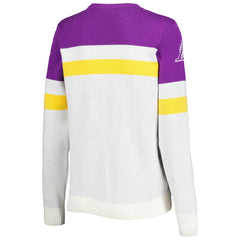 NBA Los Angeles Lakers Lusso Women's Dominique Pullover Sweater