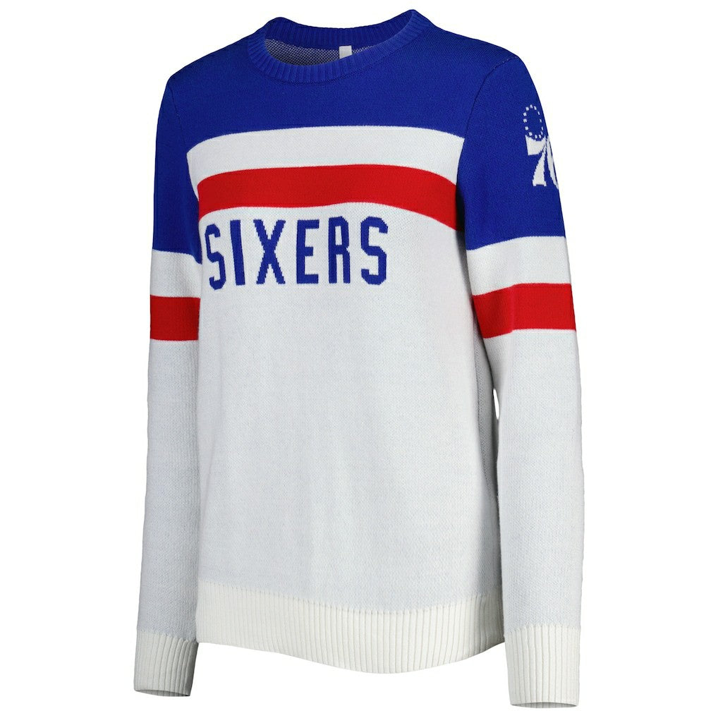 NBA Philadelphia 76ers Lusso Women's Dominique Pullover Sweater