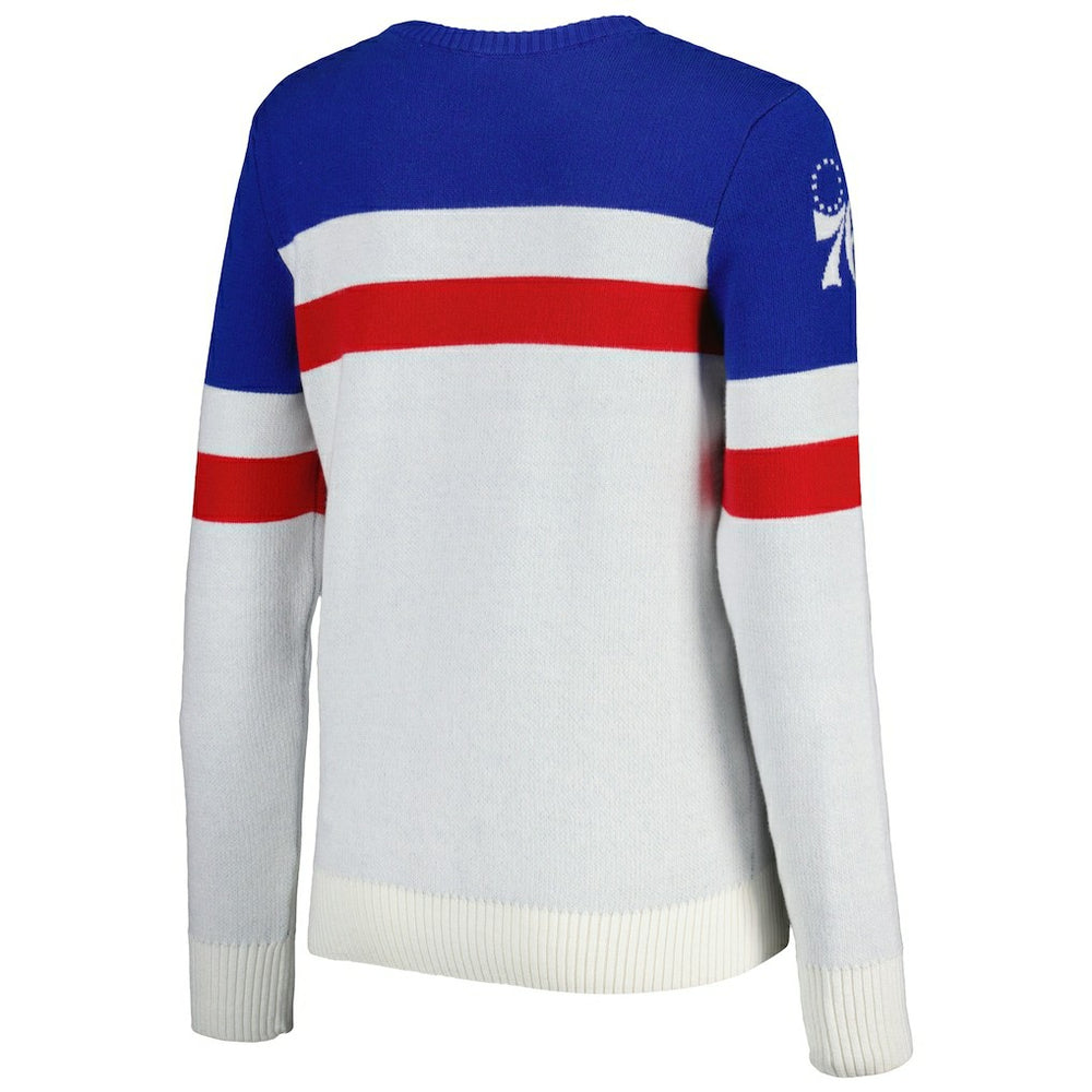 NBA Philadelphia 76ers Lusso Women's Dominique Pullover Sweater