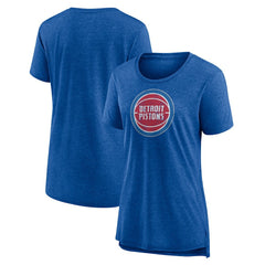 NBA Detroit Pistons Women's Distressed Logo Tri-Blend T-Shirt sale