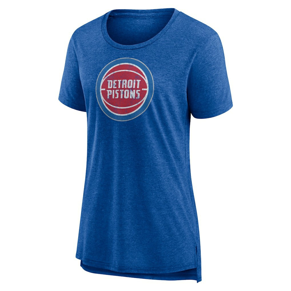 NBA Detroit Pistons Women's Distressed Logo Tri-Blend T-Shirt sale