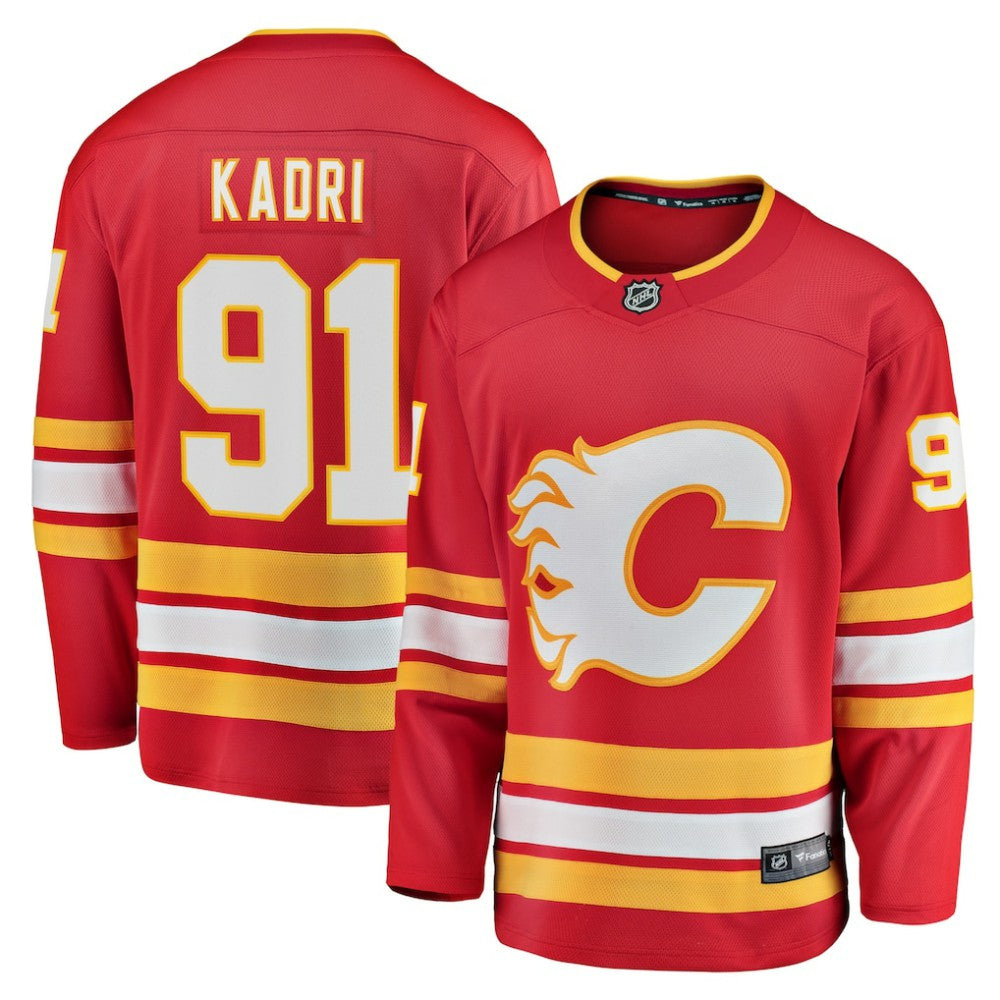 NHL Red Nazem Kadri Calgary Flames Fanatics Home Breakaway Player Jersey