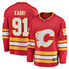 NHL Red Nazem Kadri Calgary Flames Fanatics Home Breakaway Player Jersey