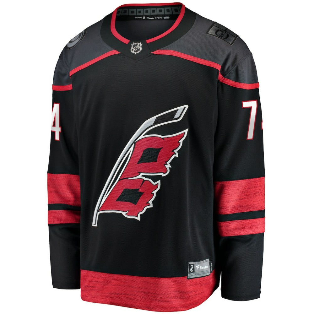 NHL Black Jaccob Slavin Carolina Hurricanes Fanatics Home Breakaway Player Jersey