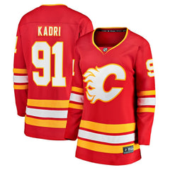 NHL Red Nazem Kadri Calgary Flames Fanatics Women's Home Breakaway Player Jersey