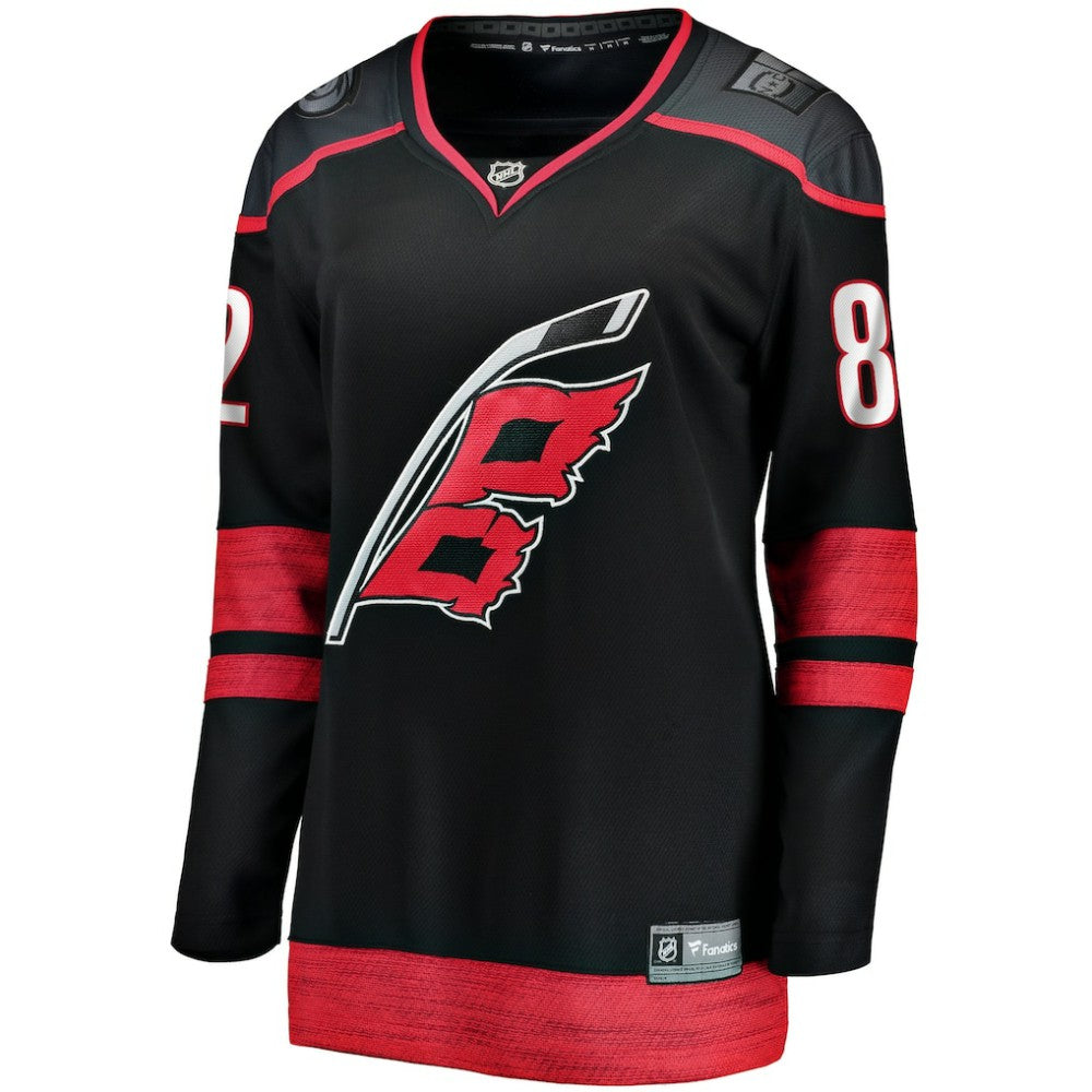 NHL Black Jesperi Kotkaniemi Carolina Hurricanes Fanatics Women's Home Breakaway Player Jersey