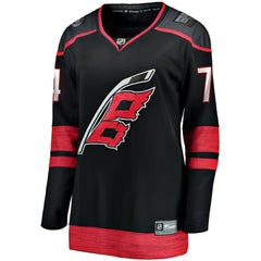 NHL Black Jaccob Slavin Carolina Hurricanes Fanatics Women's Home Breakaway Player Jersey