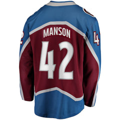 NHL Burgundy Josh Manson Colorado Avalanche Fanatics Home Breakaway Player Jersey