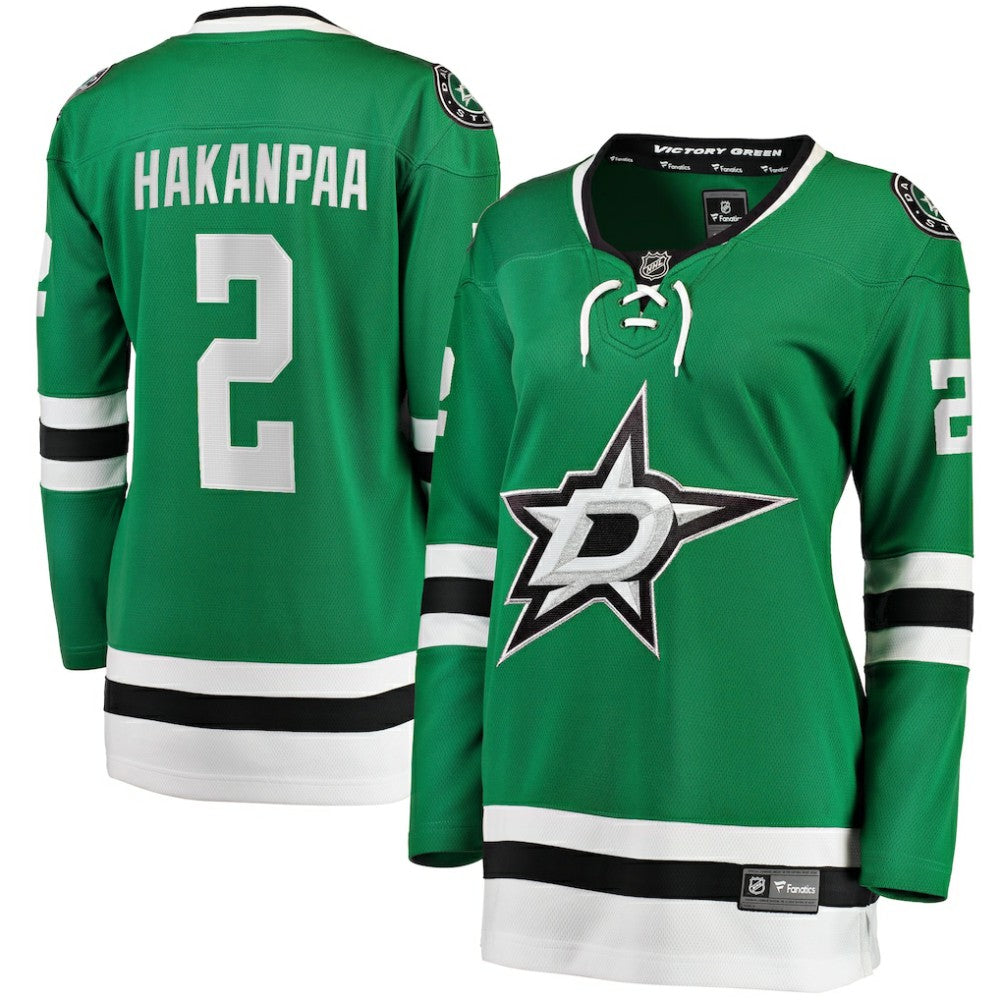 NHL Kelly Green Jani Hakanpaa Dallas Stars Fanatics Women's Home Breakaway Player Jersey