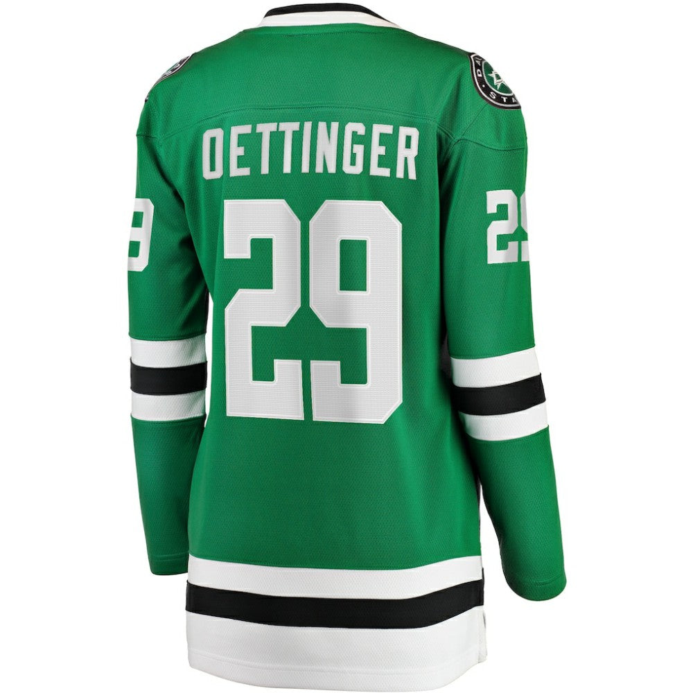 NHL Kelly Green Jake Oettinger Dallas Stars Fanatics Women's Home Breakaway Player Jersey