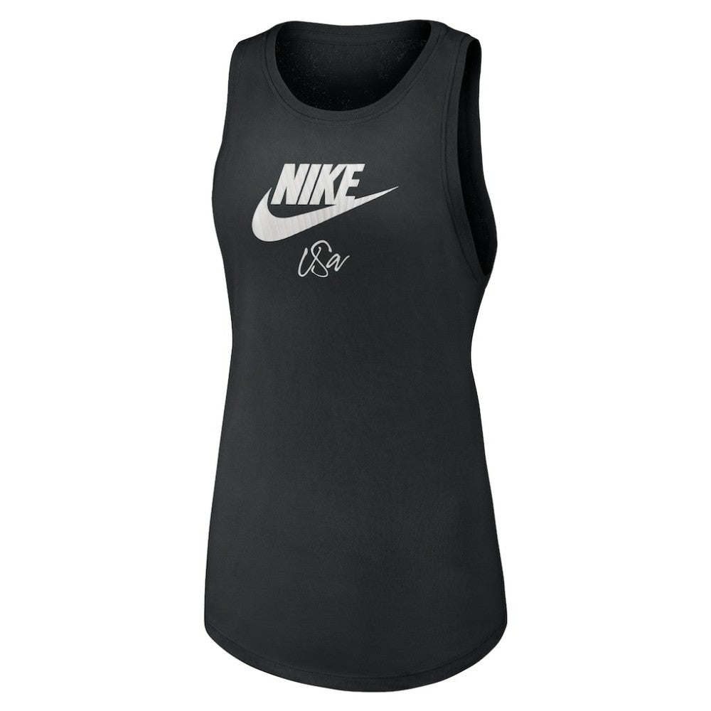 USWNT Women's Futura Tank Top - Nike Black