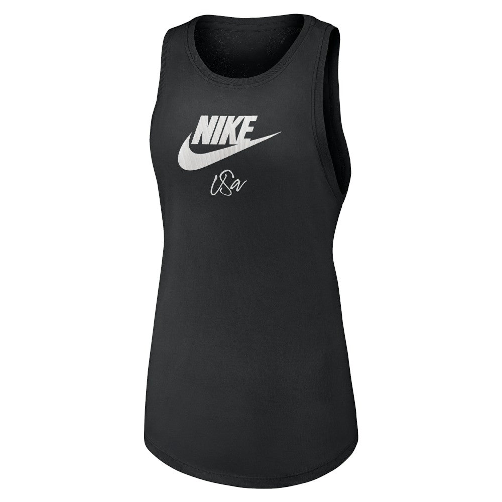 USWNT Women's Futura Performance Tank Top - Nike Black