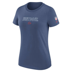 USWNT Women's Just Do It T-Shirt - Nike Blue