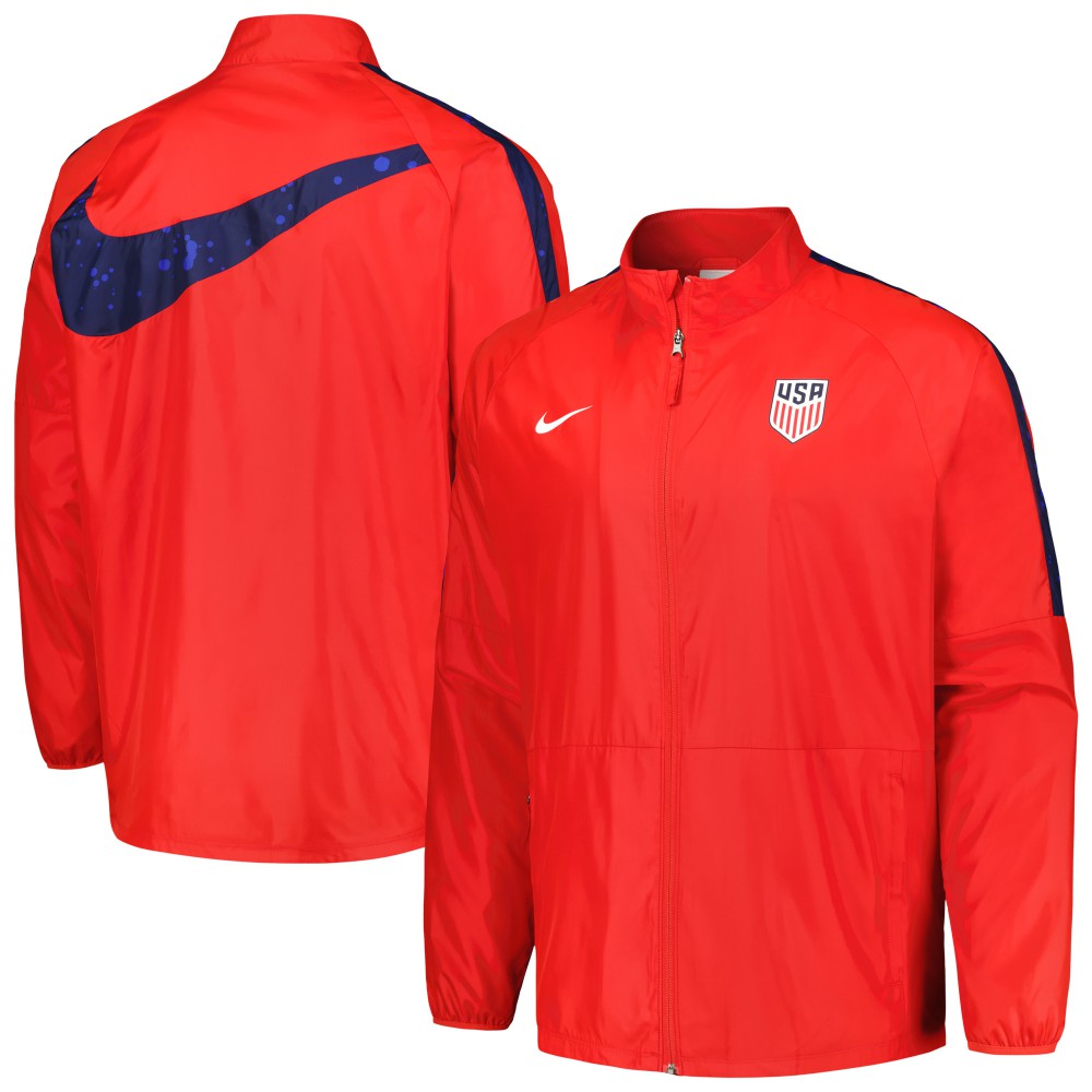 USMNT 2023 Academy AWF Raglan Full-Zip Jacket - Nike Red