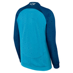 England Women's National Team Men's 2003 Academy Pro Anthem Raglan Performance Full-Zip Jacket - Nike Blue