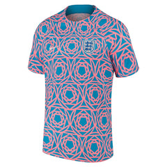 England Women's National Team 2023 Academy Pro Pre-Match Top - Nike Blue