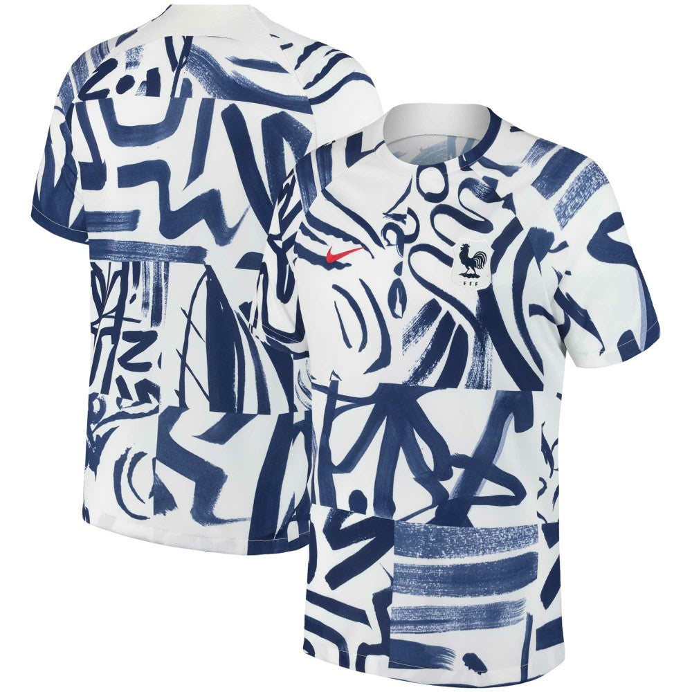 France Women's National Team 2023 Academy Pro Pre-Match Top - Nike White
