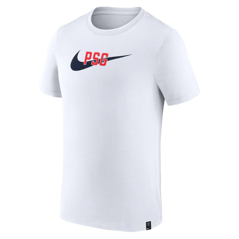 Paris Saint-Germain Swoosh T-Shirt - Nike White
