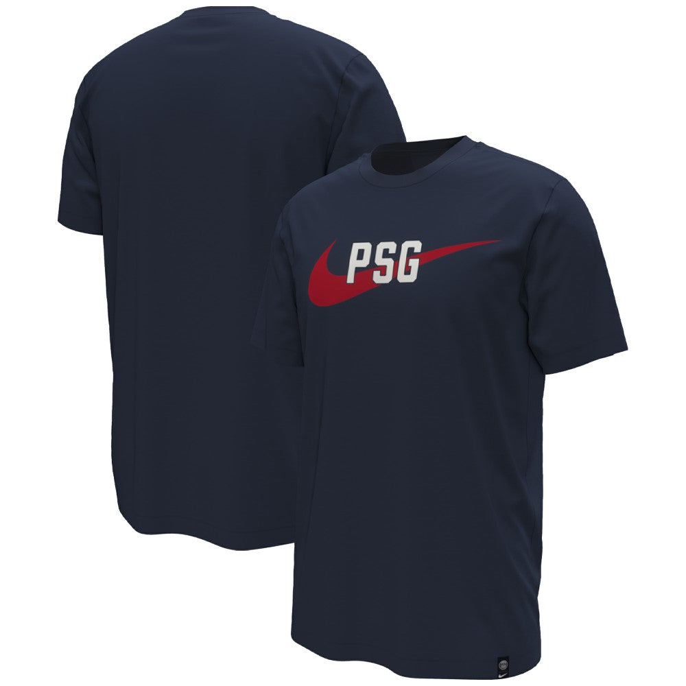 Paris Saint-Germain Swoosh T-Shirt - Nike Navy