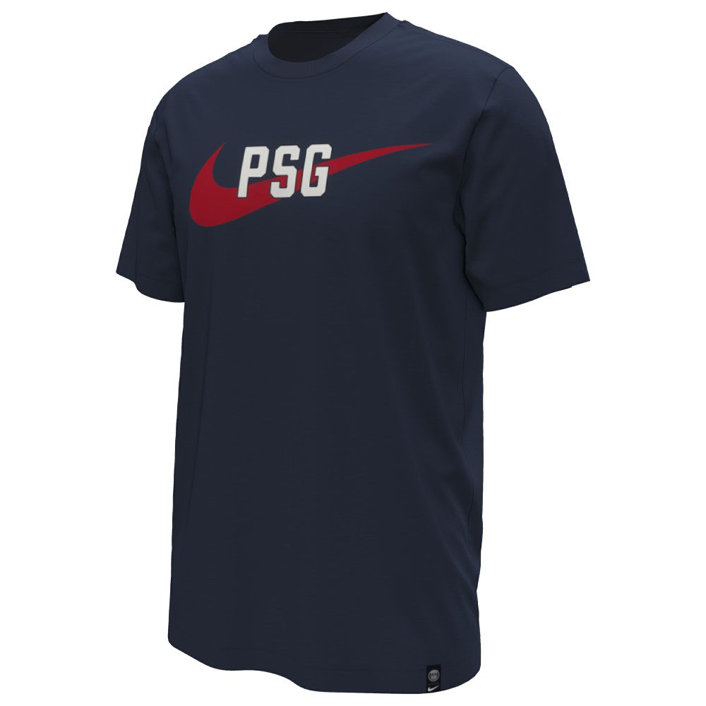 Paris Saint-Germain Swoosh T-Shirt - Nike Navy
