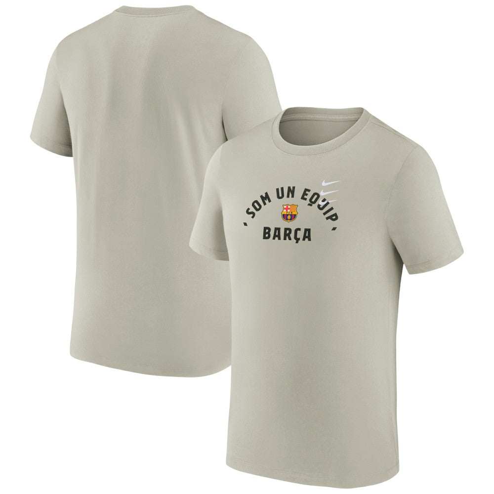 Barcelona Verbiage T-Shirt - Nike Tan