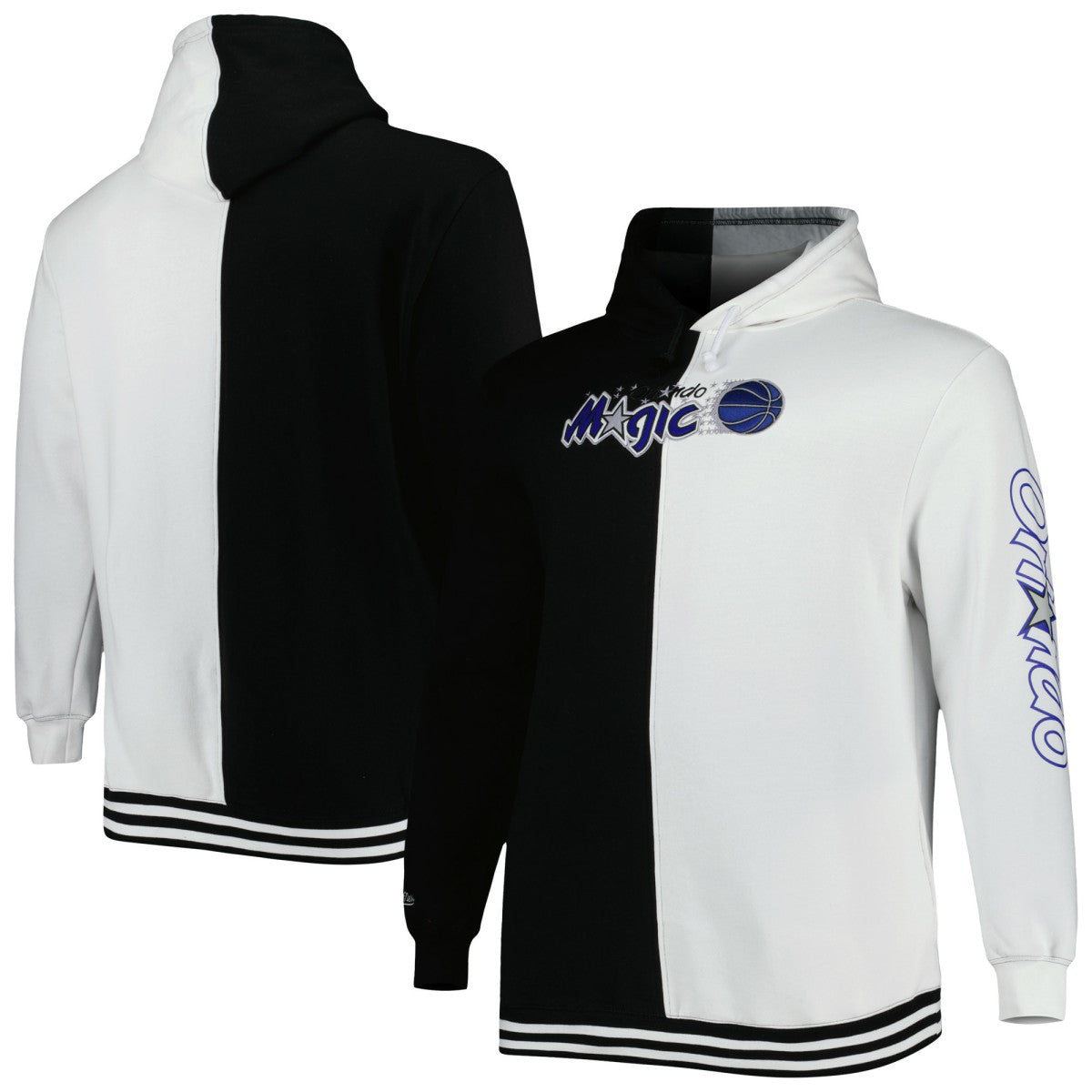 NBA Orlando Magic Hardwood Classics Big & Tall Hardwood Classics Split Pullover Hoodie