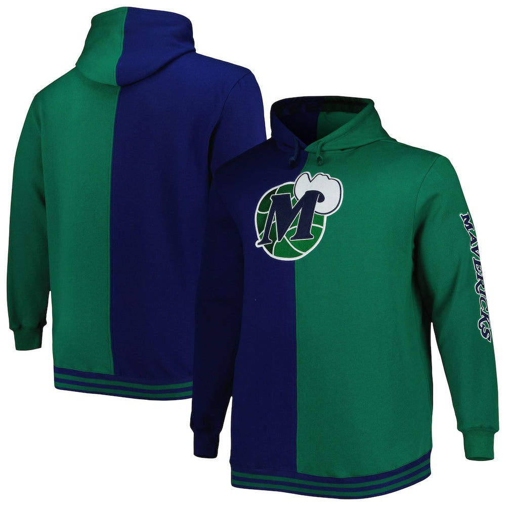 NBA Dallas Mavericks Hardwood Classics Big & Tall Hardwood Classics Split Pullover Hoodie sale