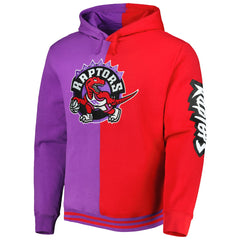 NBA Toronto Raptors Big & Tall Hardwood Classics Split Pullover Hoodie