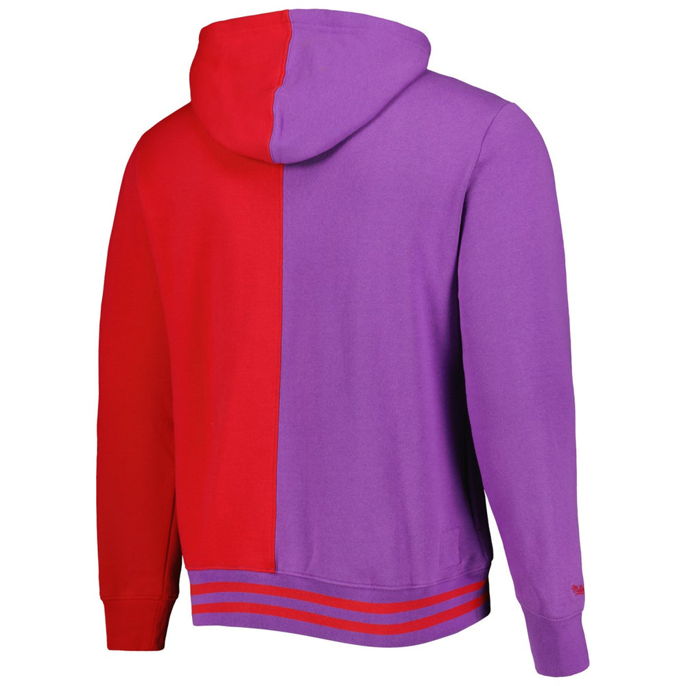 NBA Toronto Raptors Big & Tall Hardwood Classics Split Pullover Hoodie