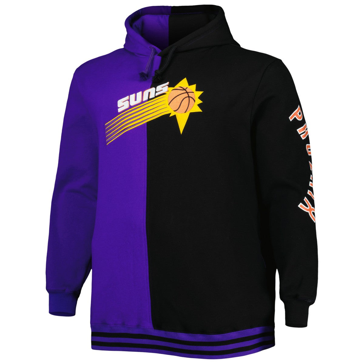 NBA Phoenix Suns Big & Tall Hardwood Classics Split Pullover Hoodie