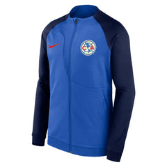 Club America Male Youth 2023/24 Academy Pro Anthem Fitted Raglan Performance Full-Zip Jacket -  Blue