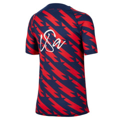 USMNT Youth 2023/24 Academy Pro Performance Pre-Match Top - Nike Red