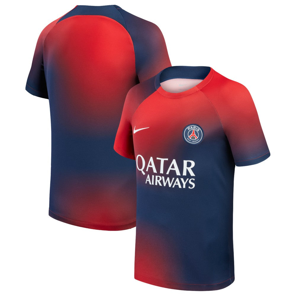 Paris Saint-Germain Youth 2023/24 Pre-Match Performance Top - Nike Navy