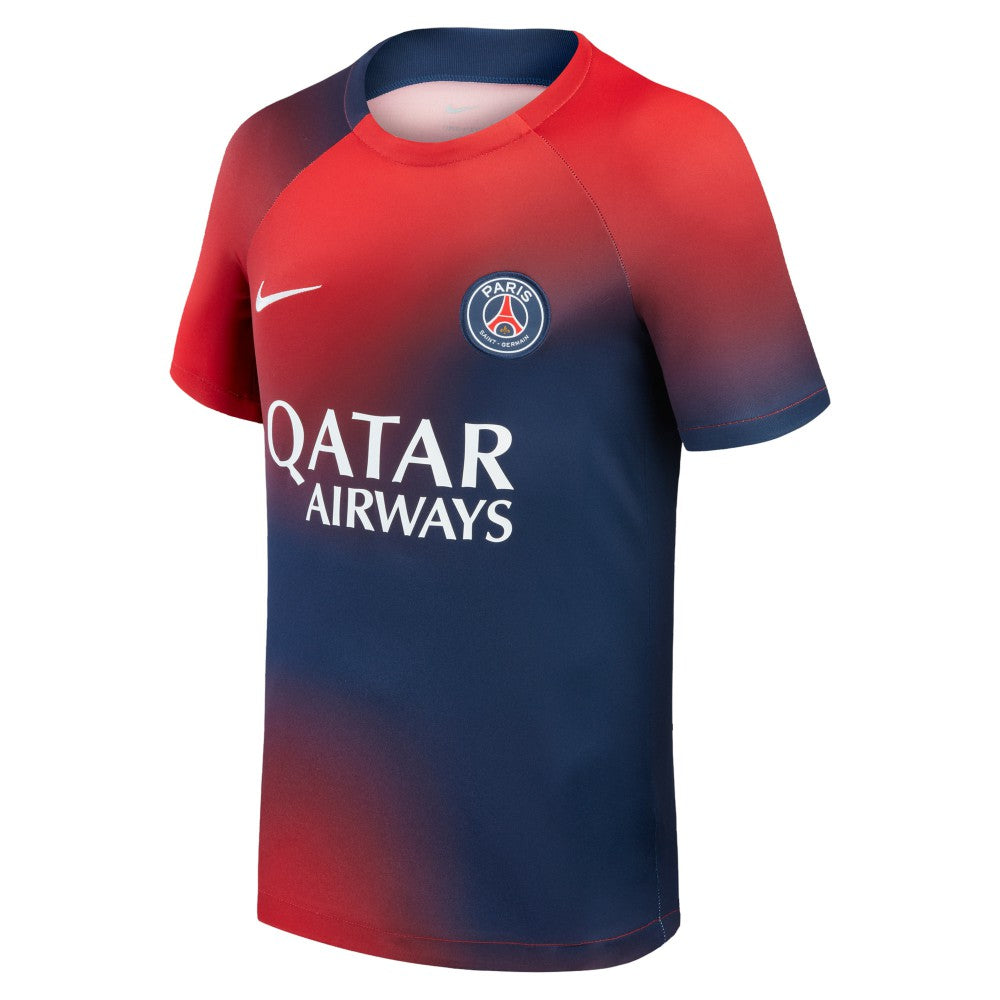 Paris Saint-Germain Youth 2023/24 Pre-Match Performance Top - Nike Navy