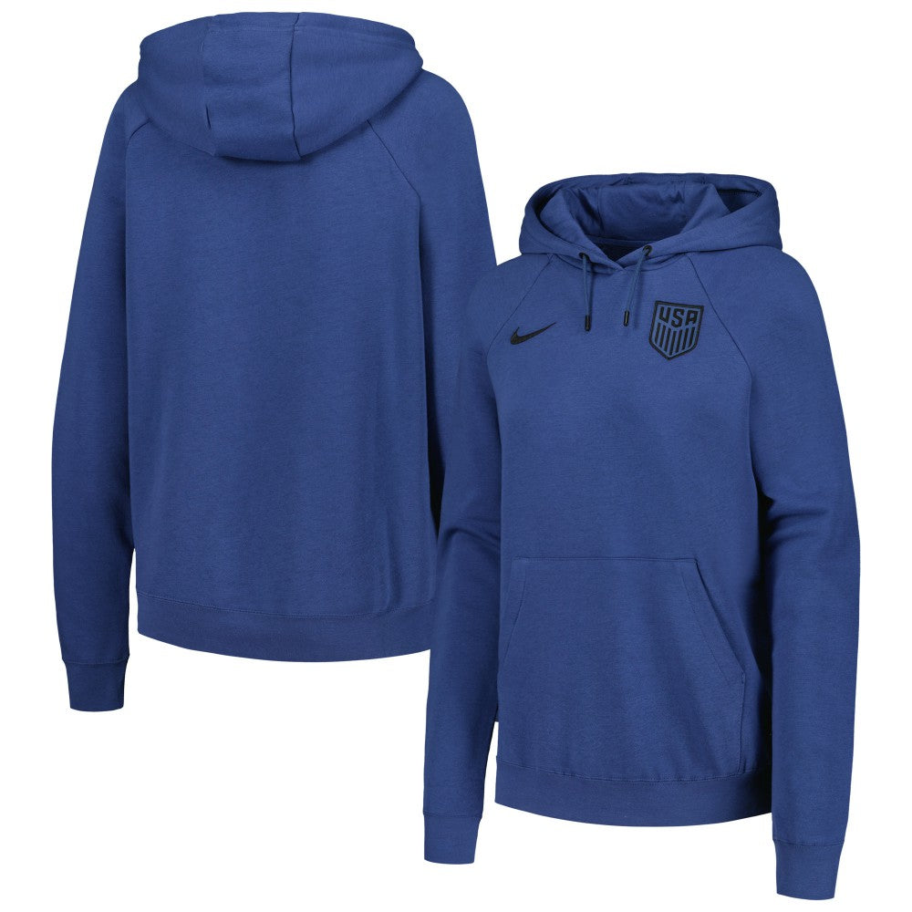 USMNT Women's Essential Raglan Pullover Hoodie - Nike Blue