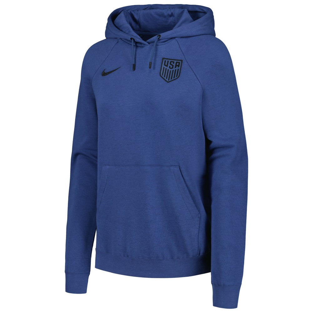 USMNT Women's Essential Raglan Pullover Hoodie - Nike Blue