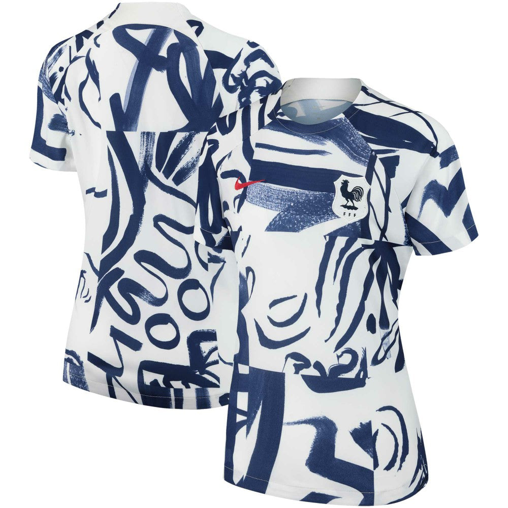 France Women's National Team Women's 2023 Pre-Match Top - Nike White