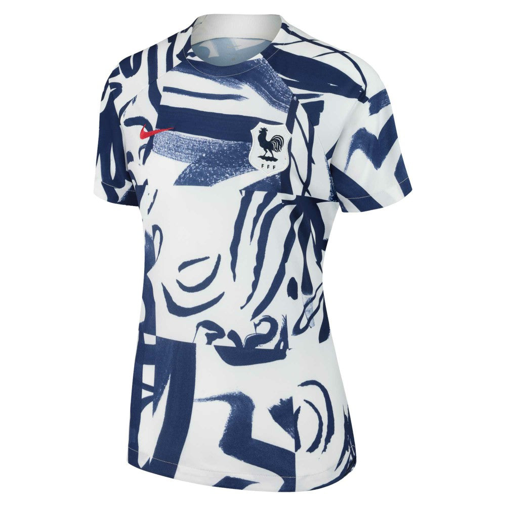 France Women's National Team Women's 2023 Pre-Match Top - Nike White