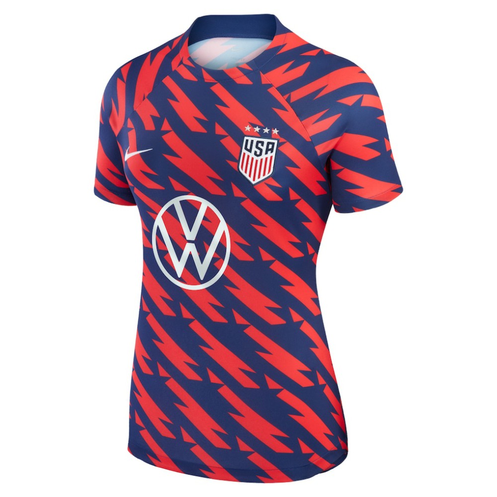 USWNT Women's 2023 Strike Drill Pre-Match Top - Nike Navy