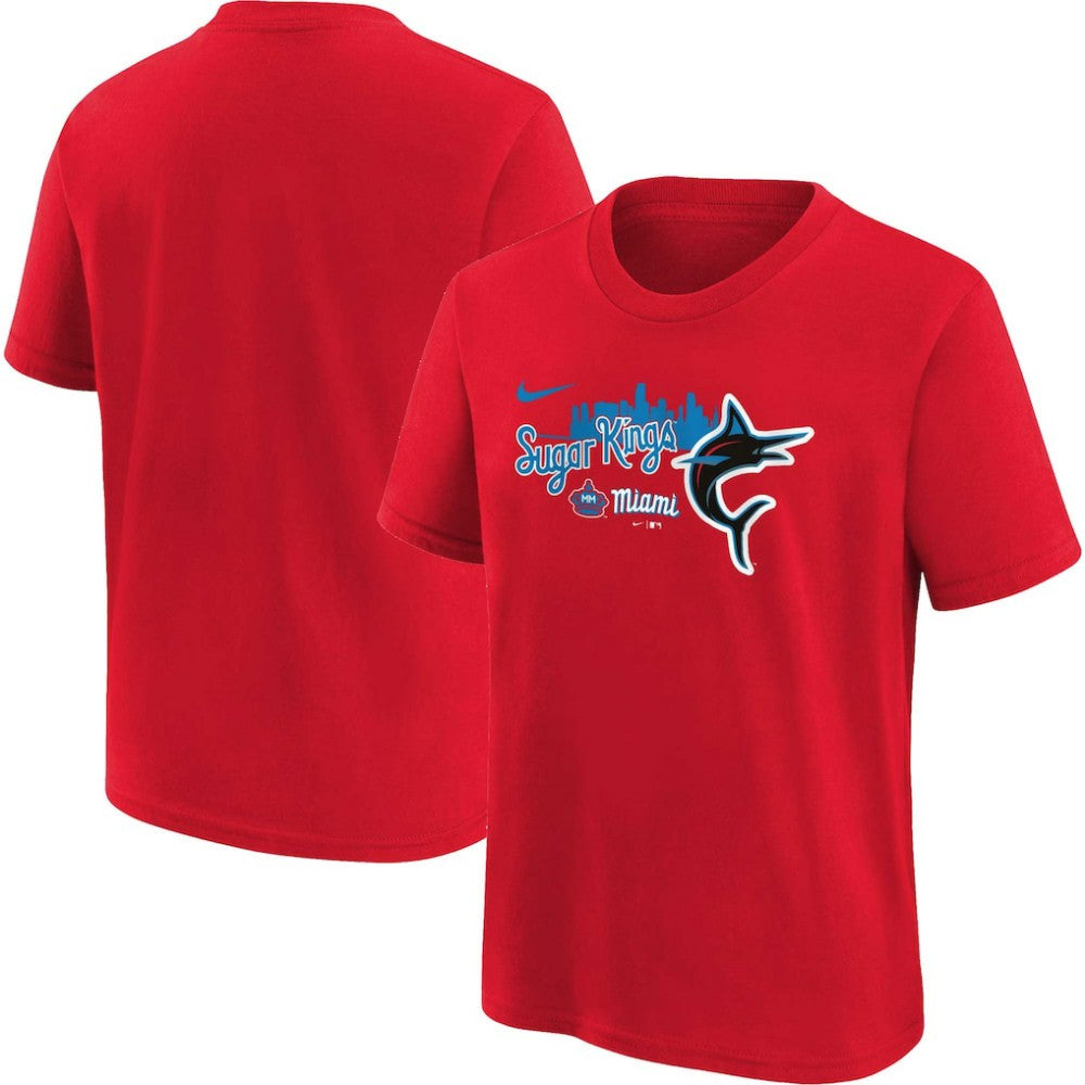 MLB Miami Marlins Nike Youth City Connect Graphic T-Shirt