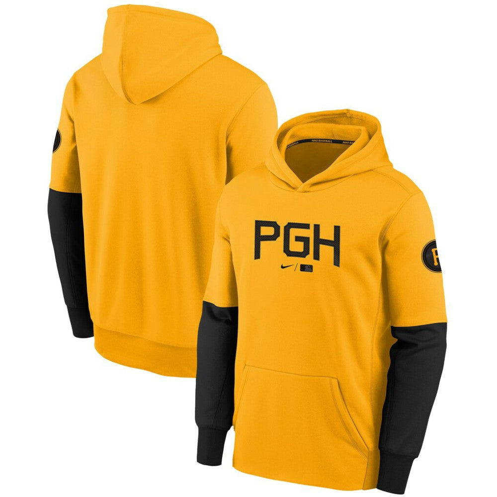 MLB Pittsburgh Pirates Nike Youth City Connect Therma Performance Pullover Hoodie