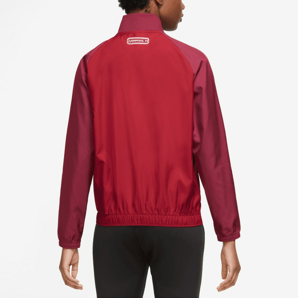 Liverpool Women's 2023/24 Anthem Raglan Performance Full-Zip Jacket - Nike Red