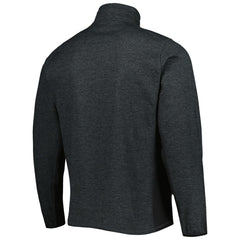 NHL Heathered Black Vegas Golden Knights Antigua Course Quarter-Zip Jacket