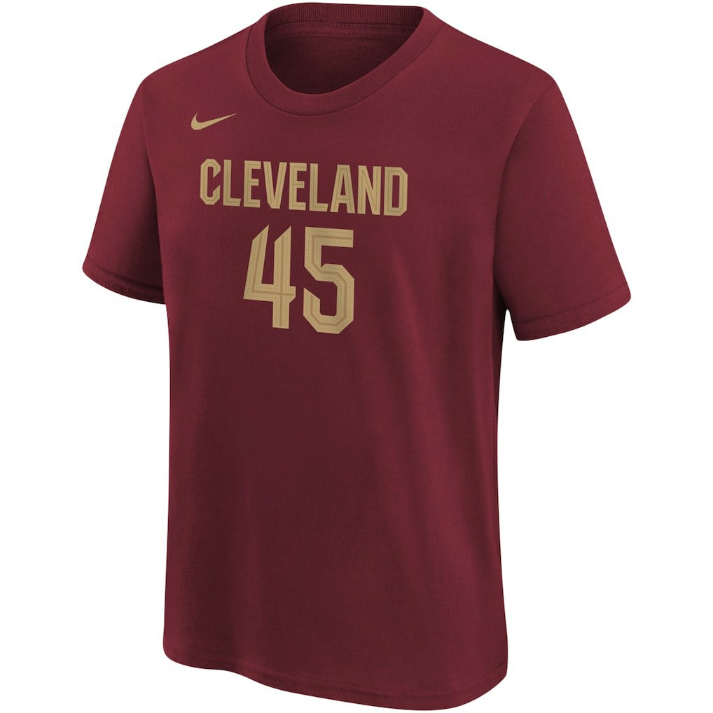 NBA Donovan Mitchell Cleveland Cavaliers Youth Icon Edition Name & Number T-Shirt sale