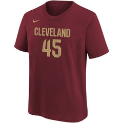 NBA Donovan Mitchell Cleveland Cavaliers Youth Icon Edition Name & Number T-Shirt sale