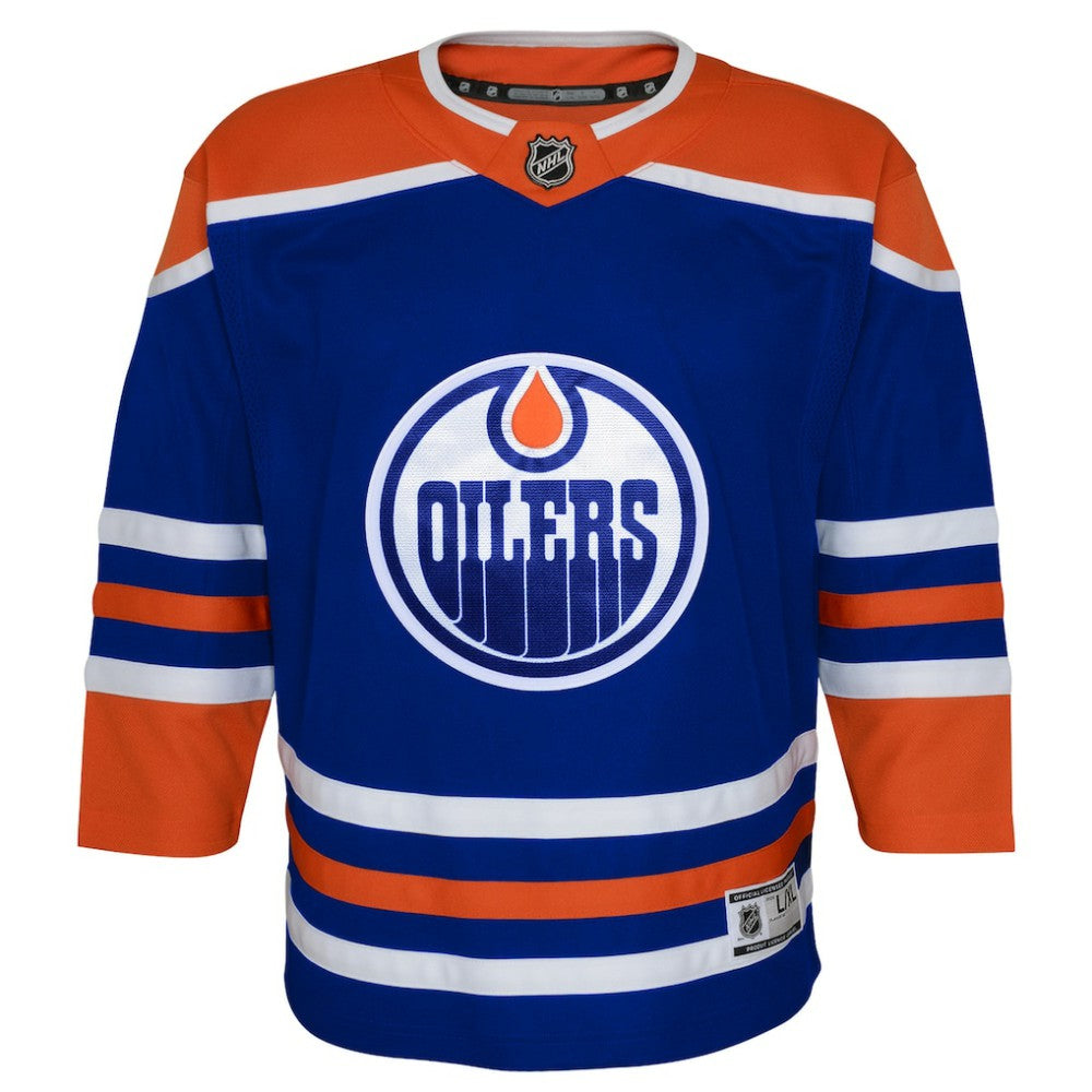 NHL Royal Edmonton Oilers Youth Home Premier Jersey